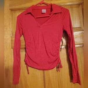 NB Rusched Polo Long sleeve